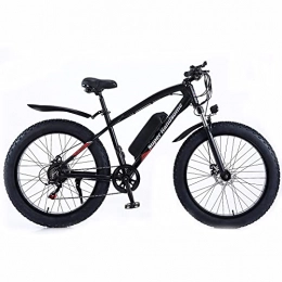 KXY Adult Electric Bike, Aluminum Electric Mountain Bike, 48V 10AH Detachable Lithium Battery, 500w Motor, 7-Speed City Bike for Men and Women Commuting and Exercising