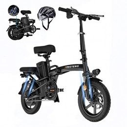 L-LIPENG Bike L-LIPENG Folding Electric Bicycle 240 / 36v Brushless Motor Removable Lithium Battery 30km / h 14inch Pneumatic tire usb Charging Mobile Phone Holder lcd Display Dual disc Brakes, 20ah 100km
