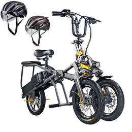 L-LIPENG Electric Bike L-LIPENG Folding Electric Bicycle 350w Motor 48v7.5ah Lithium Battery dual Battery Design Cruising Range 80km top Speed 30km / h Front and rear Three disc Brakes