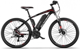 LAMTON Electric Bike LAMTON Adult 26 Inch Electric Mountain Bike, 36V Lithium Battery, 27 Speed Aerospace Aluminum Alloy Offroad Electric Bicycle (Color : A, Size : 35KM)