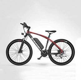 LAMTON Electric Bike LAMTON Adult Electric Mountain Bike, 48V Lithium Battery, Aviation High-Strength Aluminum Alloy Offroad Electric Bicycle, 27 Speed 26 Inch Wheels (Color : A)