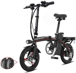 Lamyanran Bike Lamyanran Fast Electric Bikes for Adults Pedals Power Assist and 48V Lithium Ion Battery Lightweight and Aluminum Electric Bike with 14 inch Wheels and 400W Hub Motor
