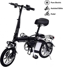 Langlin Electric Bike Langlin Folding Electric Bike Bicycle with 250W Brushless Motor Double Disc Brake Three Modes Up To 35 km / H Maximum 100KM Running Distance City Electric Bikes for Commuting, 100km