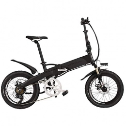 LANKELEISI Electric Bike LANKELEISI G660UP 20 Inch E-bike, 5 Grade Assist Folding Electric Bicycle, 500W Motor, 48V 10Ah / 14.5Ah Lithium Battery, with LCD Display (Black Grey, 14.5Ah)