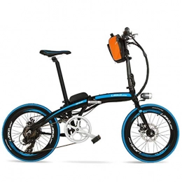 LANKELEISI Bike LANKELEISI QF600 Portable 20 Inches Folding E-bike, 48V 240W Motor, Quick-Folding Electric Bike, Front & Rear Disc Brake