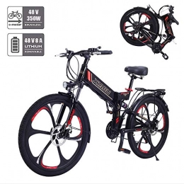 LAOHETLH Electric Bike LAOHETLH Folding Mountain Bike Electric Mountain Bike with 48V it can Move Large Capacity 8Ah Battery with Double disc brake Electric Bicycle Mountain Bikes for Men