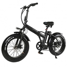 LAYZYX Electric Bike LAYZYX Electric Bicycle Folding Mountain Bike for Adult, 20 Inches with Removable 48V Lithium-Ion 500W High Speed Motor, 7 Speed Shifter, 4.0 inch Tire, Support Cruise Control, Horn, Anti-theft