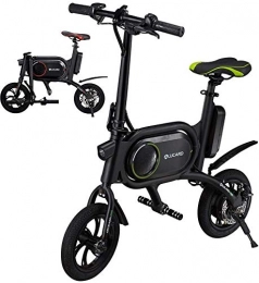LAZNG Electric Bike LAZNG 350W Portable Folding Bike Electric Bikes for Adults for Men and Women, 3 Hours Fast Charge, 120kg Load, Phone Charging, Quick Fold, 25km / h