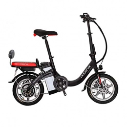 LC2019 Bike LC2019 Electric Bicycle Detachable Lithium Battery Folding Electric Bicycle Adult Bicycle Small Electric Car, Electric Life 55-60 Km (Color : ORANGE, Size : 123 * 30 * 93CM)