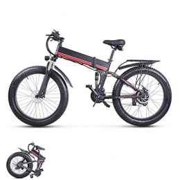 LCLLXB Bike LCLLXB Electric Bikes for Adult, Electric bicycle fat tire electric bicycle beach cruiser lightweight folding 48v lithium battery