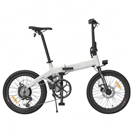 LDGS Bike LDGS ebike Electric Bike Foldable for Adults Lightweight Electric Bicycle 20'' Cst Tire Urban E-Bike 250W Motor 25km / H 36V Removable Battery (Color : White)
