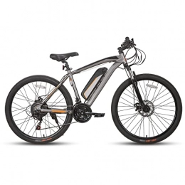 LDGS Bike LDGS ebike Electric Bike for Adults 20MPH(32 km / h) 26 Inch Tire 21 Speed Electric Bicycle 36V / 350W Electric Mountain Bike-Ebike (Color : Gray)