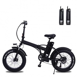 LDGS Bike LDGS ebike Foldable Electric Bike for Adults 500W 4.0 Fat Tire Beach Electric bicycle 48V 15Ah Lithium Battery Electric Mountain Bike (Color : B)