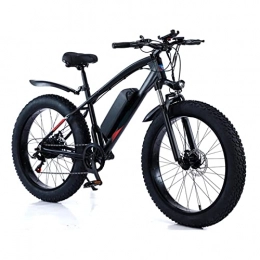 LDGS Electric Bike LDGS ebike Men Mountain Electric Bike for Adults 26 * 4.0 Inch Fat Tire Electric Bicycle 48W 12.5Ah Electric Mountain Electric Bike (Color : 750W, Number of speeds : 21)