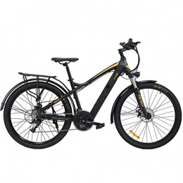LDIW Electric Bike LDIW Adults Mountain Electric Bike, 27.5 Inch Travel E-Bike Dual Disc Brakes with Mobile Phone Size LCD Display 27 Speed Removable Battery City Electric Bike