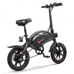 BDTOT Bike lectric Bike, Electric for Adults, Foldable Electric Bicycle Commute Ebike with 250W Motor, 12 inch 36V E-bike with 6.0Ah Lithium Battery, City Bicycle Max Speed 25 km / h, Disc Brake