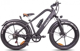 LEFJDNGB Electric Bike LEFJDNGB Electric Mountain Bike 26-inch Hybrid Bicycle 18650 Lithium Battery 48V 6-speed Hydraulic Shock Absorber Front And Rear Disc Brakes Durability Up 70km