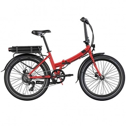 Legend eBikes Electric Bike Legend eBikes Unisex's Siena 10, 4Ah Folding Electric Bike for Adult, Strawberry Red, 36V 10.4Ah (374.4Wh) Battery