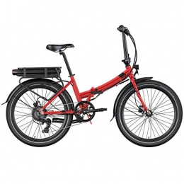 Legend eBikes Electric Bike Legend eBikes Unisex's Siena Folding Electric Bike for Adult, Strawberry Red, 36V 14Ah 504Wh Battery