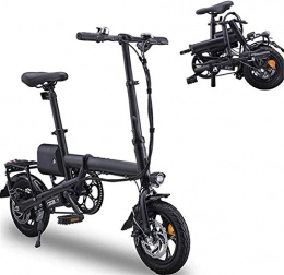 Leifeng Tower Electric Bike Leifeng Tower High-speed Electric Folding Bike Lightweight Foldable Compact Ebike, 12 Inch Wheels, Pedal Assist Unisex Bicycle, Max Speed 25 Km / H, Portable Easy To Store in Caravan, Motor Home, Boat