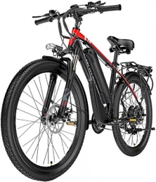 Leifeng Tower Electric Bike Leifeng Tower High-speed Electric Mountain Bike, 400W 26'' Waterproof Electric Bicycle with Removable 48V 10.4AH Lithium-Ion Battery for Adults, 21 Speed Shifter E-Bike (Color : Red)