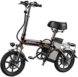 Leifeng Tower Bike Leifeng Tower High-speed Fast Electric Bikes for Adults 14 inch Aluminum Alloy Frame Portable Folding Electric Bicycle Safety for Adult with Removable 48V Lithium-Ion Battery Powerful Brushless Motor