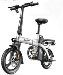 Leifeng Tower Electric Bike Leifeng Tower High-speed Fast Electric Bikes for Adults Folding Electric Bicycle for Adults 48V Urban Commuter Folding E-bike City Bicycle Max Speed 25 Km / h Load Capacity 150 Kg (Color : White)