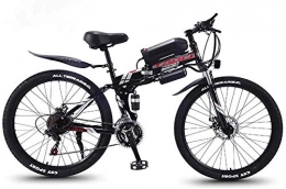 Leifeng Tower Electric Bike Leifeng Tower Lightweight， Adult Folding Electric Mountain Bike, 350W Snow Bikes, Removable 36V 10AH Lithium-Ion Battery for, Premium Full Suspension 26 Inch Electric Bicycle Inventory clearance