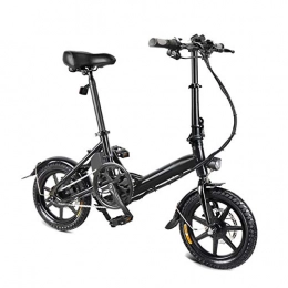 Leobtain Electric Bike Leobtain Folding Electric Bike for Adults, with 250W Motor Commute Ebike / Electric Bicycle, 7.8Ah Battery, Maximum Speed 25km / h, Double Disc Brake Portable for Cycling