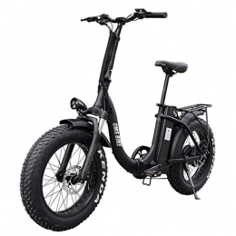LFANH Bike LFANH Snow Electric Bicycle 500W 20 Inch Foldable Mountain Bike City Bike with 48V 10AH Lithium Battery And Disc Brake MTB E-Bike Suitable for Driving on Roads, Beaches, Snow