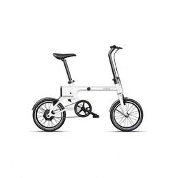 LHLCG Electric Bike LHLCG Electric Bike - Foldable Portable E-Bike Ultra Lightweight Design, White