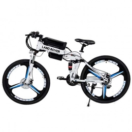 Link Co Electric Bike Link Co Electric Mountain Bike 26 Inch Folding E-Bike 36V 12A Premium Full Suspension And Shimano 21 Speed