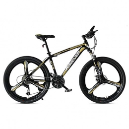 Link Co Electric Bike Link Co Mountain Bike 27 Speed Steel Frame 23.5 Inches Wheels Dual Suspension Bicycle, Yellow