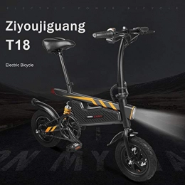 liuxi9836 Electric Bike liuxi9836 15.74inch Folding E-Bike with Pedals, Folding Electric Bike with 36V / 6AH Lithium-Ion Battery, 250W Ebike with LED Light