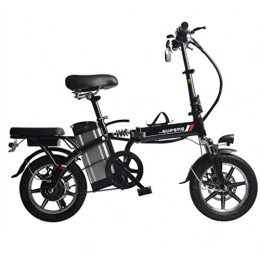 LIXUE Electric Bike LIXUE 14" Electric Bike, Electric Bicycle with 350W Motor, 48V 10Ah Battery, Change Speed bike, Outdoor Urban Road Bikes
