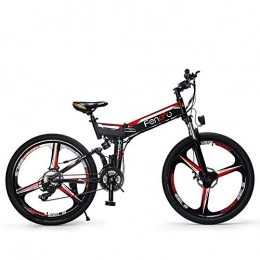 LJPW Electric Bike LJPW 26 Inch 48v Folding Electric Mountain Bike Invisible Lithium Battery 10A 250W Power Bicycle