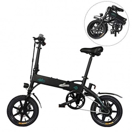 LK-HOME Bike LK-HOME Foldable Electric Bike, Compact 14-Inch E-Bike with 10.4 Ah Lithium Battery, City Bicycle with Max Speed 25 Km / H, with 3 Riding Modes