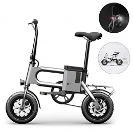 LKLKLK Electric Bike LKLKLK Folding Electric Bike with 36V 17.4Ah Removable Lithium-Ion Battery, 12 Inch Ebike with 350W Motor And Remote Start Three Modes Speed Cruise