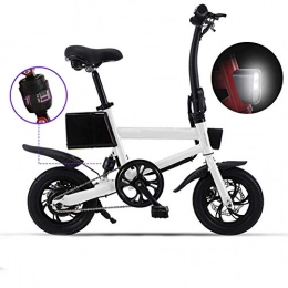 LKLKLK Bike LKLKLK Upgraded Travel Electric Bike, 240W 12'' Electric Bicycle with Removable 36V 5.2 AH Lithium-Ion Battery Three Modes