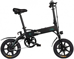 LLDKA Bike LLDKA Foldable E-Bike 10.4AH Battery 3 Riding Modes Electric Bike Moped Bike 14 Inch Tires 250W Motor 25km / h, Black