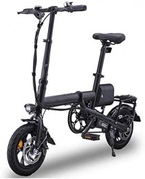 LLLKKK Electric Bike LLLKKK Electric Bike for Adults with 12" Shock-absorbing Tires Max Speed 25 km / h 35KM Long-Range Portable Folding Electric Bicycle for City Commuting