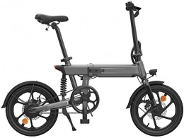LLYU Bike LLYU Children's Folding Electric Bicycle-16 Inch 36V Safe Double Disc Braking Outdoor Traveling Electric Bicycle (Color : Gray)