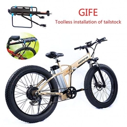 LMJ-XC Electric Bike LMJ-XC Electric Mountain Bike, 26 Inch Folding E-bike, Premium Full Suspension and 21 Speed Gear 36V waterproof Removable Lithium Battery