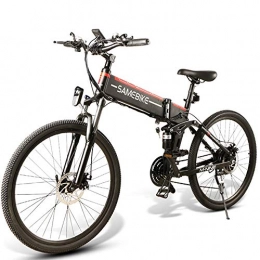 LOKE Bike LOKE Electric Bike 26" Electric Foldable Bike Folding Ebike With Lithium-Ion Battery, Black