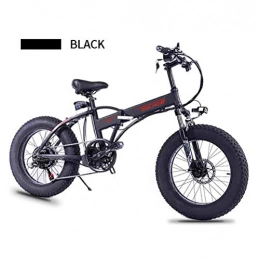 LOO LA Bike LOO LA 20'' Electric Mountain Bike Fat Tire E-Bike With foldable frame, Double Disc Brakes Adults Smart LCD Meter, 48v 10ah 350w Lithium Battery, 7 Speeds