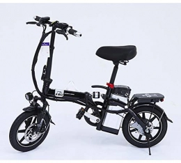 LOO LA Electric Bike LOO LA Folding Electric Bike - Portable Easy to Store in Caravan, Motor Home, Boat. Short Charge Lithium-Ion Battery Max Speed 35km / h, Black