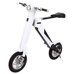 LPsweet Bike LPsweet Folding Electric Bike, Small Generation Driving Battery Electric Car Two-Wheel Mini Pedal Electric Car Portable Folding Bicycle Battery, for Men And Women