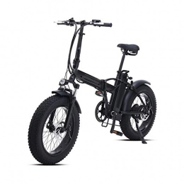 LQH Electric Bike LQH 20 inches foldable electric bicycle 500W 48V 15AH lithium mountain bike, with the rear seat, with disc brakes