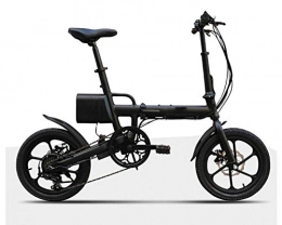 LQH Electric Bike LQH Folding electric bicycle variable speed lithium battery 16 inch 40-60KM 19.5 KG, 3 models change LCD power speed display