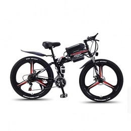 LQRYJDZ Electric Bike LQRYJDZ Electric Mountain Bike with 21 / 27-speed Shimano Transmission System, 350W, 10AH, 36V lithium-ion battery, 26" inch (Color : Blue, Size : 21 speed)